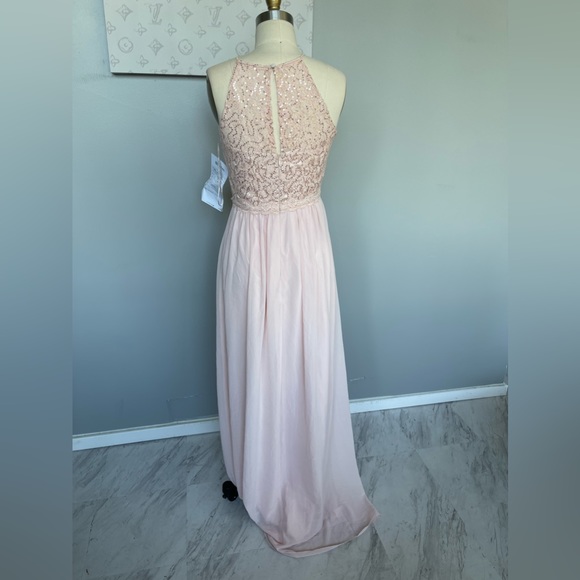 Jake’s Cocktail - baby pink sequence design dress nwt - Picture 2 of 4